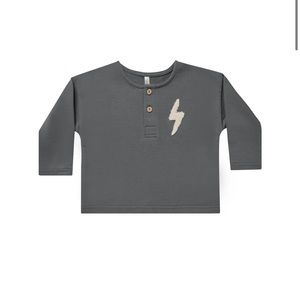 Rylee + Cru Henley Sweatshirt - Bolt